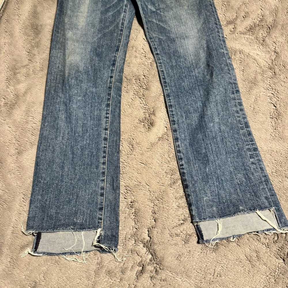 Moussy Vintage Straight Leg Distressed Jeans - Picture 4 of 11